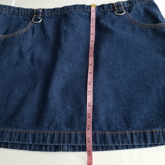 Pretty Dark Blue Denim skirt size 16 Old Navy - Picture 4 of 8